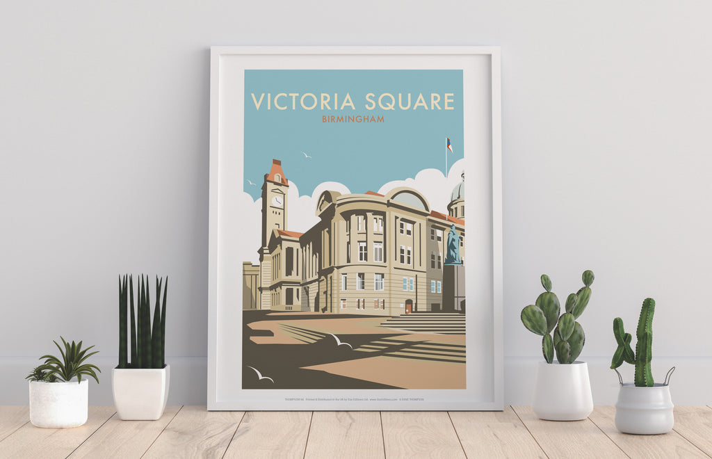 Victoria Square By Artist Dave Thompson - Premium Art Print