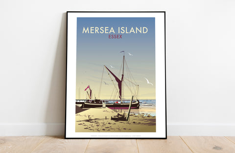 Mersea Island By Artist Dave Thompson - Premium Art Print