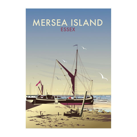 THOMPSON147: Mersea Island, Essex 24" x 32" Matte Mounted Print