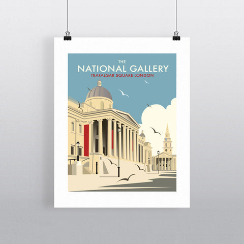 THOMPSON148: The National Gallery, London 24" x 32" Matte Mounted Print