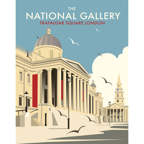 THOMPSON148: The National Gallery, London 24" x 32" Matte Mounted Print