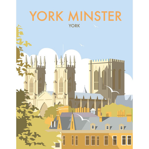 THOMPSON149: York Minster. 24" x 32" Matte Mounted Print