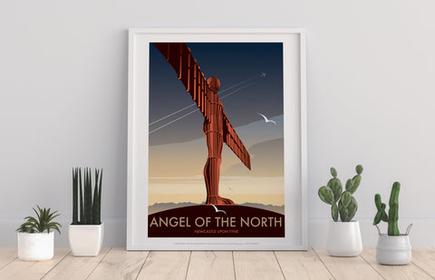 Angel Of The North By Artist Dave Thompson - Art Print