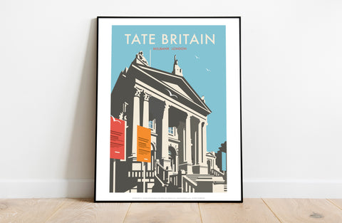 Tate Britain, Blue By Artist Dave Thompson - Art Print
