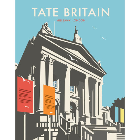 THOMPSON152: Tate Britain. 24" x 32" Matte Mounted Print
