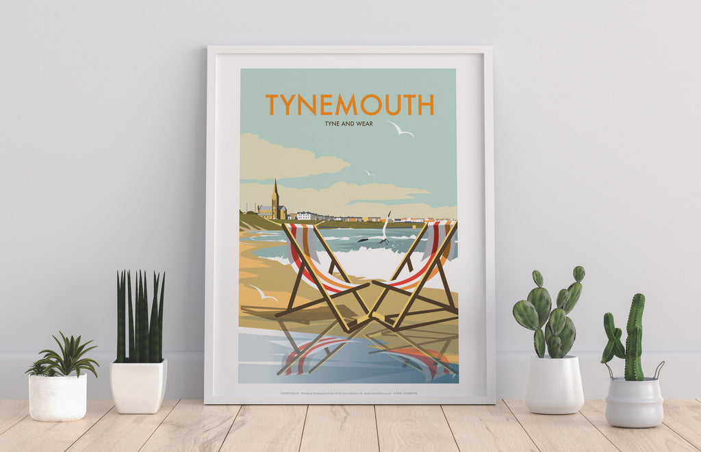 Tynemouth By Artist Dave Thompson - 11X14inch Premium Art Print