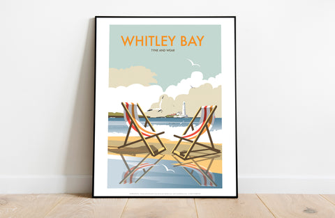 Whitby Bay By Artist Dave Thompson - Premium Art Print