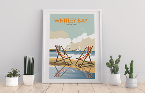 Whitby Bay By Artist Dave Thompson - Premium Art Print