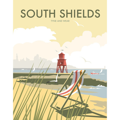 THOMPSON157: South Shields 24" x 32" Matte Mounted Print