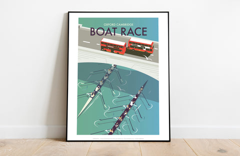 Boat Race By Artist Dave Thompson - 11X14inch Premium Art Print
