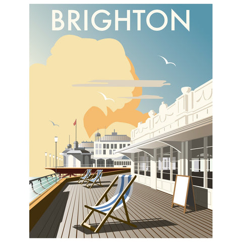 THOMPSON163: Brighton 24" x 32" Matte Mounted Print