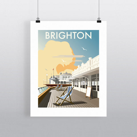 THOMPSON163: Brighton 24" x 32" Matte Mounted Print