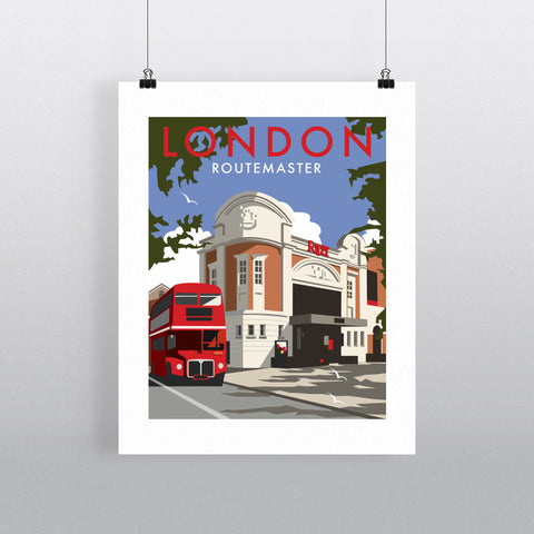 THOMPSON164: London Routemaster Ritzy 24" x 32" Matte Mounted Print