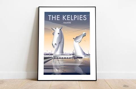 The Kelpies By Artist Dave Thompson - Premium Art Print