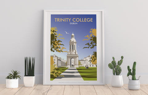 Trinity College By Artist Dave Thompson - Premium Art Print