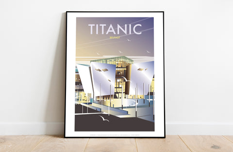 Titanic By Artist Dave Thompson - 11X14inch Premium Art Print
