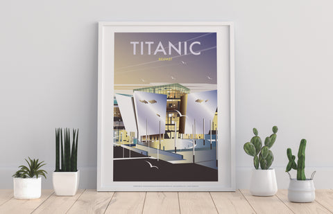 Titanic By Artist Dave Thompson - 11X14inch Premium Art Print