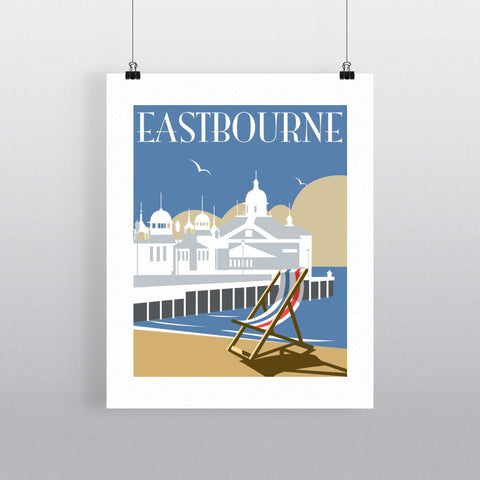 THOMPSON194: Eastbourne 24" x 32" Matte Mounted Print