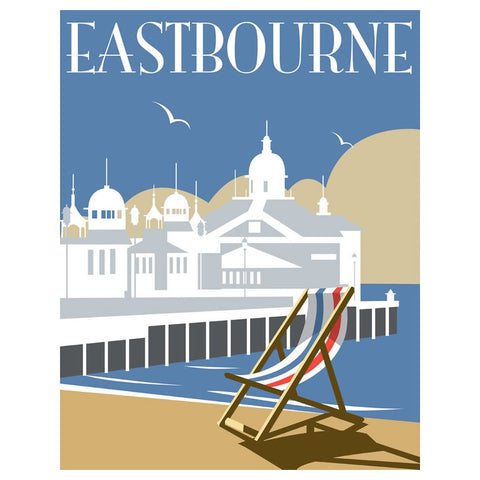 THOMPSON194: Eastbourne 24" x 32" Matte Mounted Print