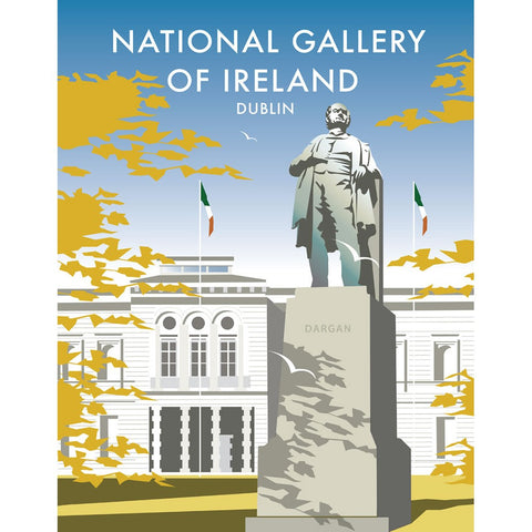 THOMPSON195: The National Gallery of Ireland 24" x 32" Matte Mounted Print