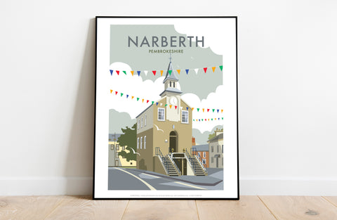 Narberth By Artist Dave Thompson - 11X14inch Premium Art Print
