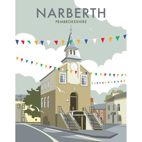 THOMPSON203: Narberth, South Wales 24" x 32" Matte Mounted Print