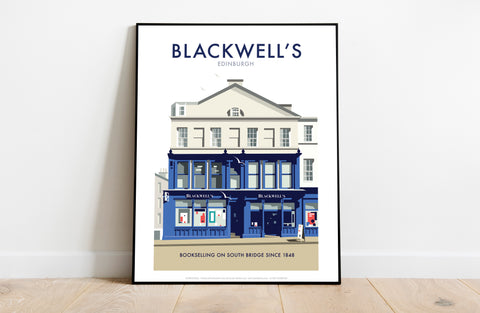 Blackwell's, Edinburgh By Artist Dave Thompson - Art Print