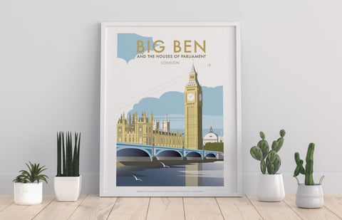 Big Ben By Artist Dave Thompson - 11X14inch Premium Art Print