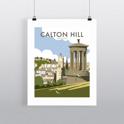 THOMPSON207: Calton Hill, Edinburgh 24" x 32" Matte Mounted Print
