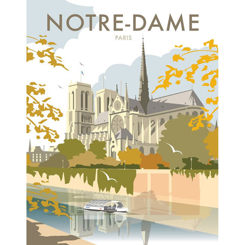 THOMPSON209: Notre-Dame, Paris 24" x 32" Matte Mounted Print