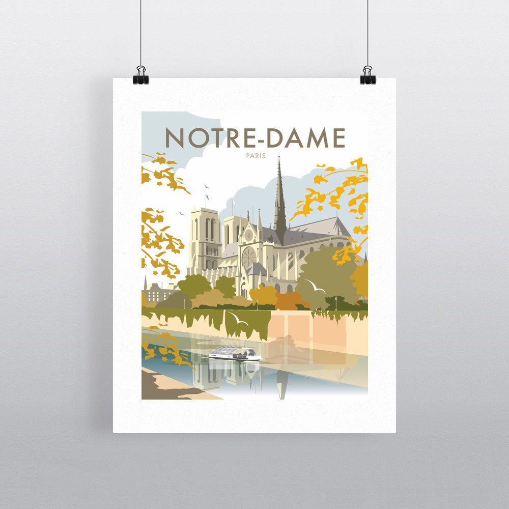 THOMPSON209: Notre-Dame, Paris 24" x 32" Matte Mounted Print