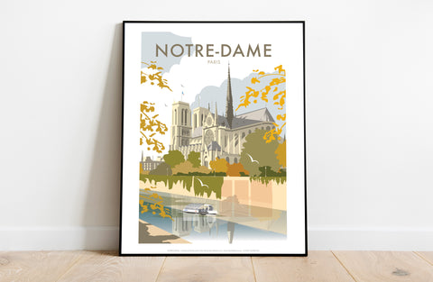 Notre-Dame By Artist Dave Thompson - Premium Art Print