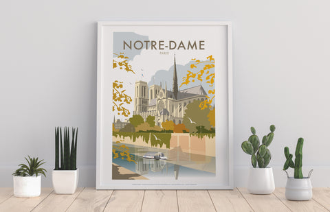 Notre-Dame By Artist Dave Thompson - Premium Art Print