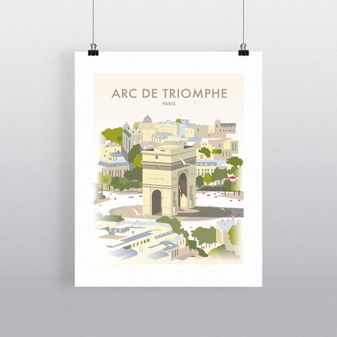 THOMPSON211: Arc De Triomphe, Paris 24" x 32" Matte Mounted Print