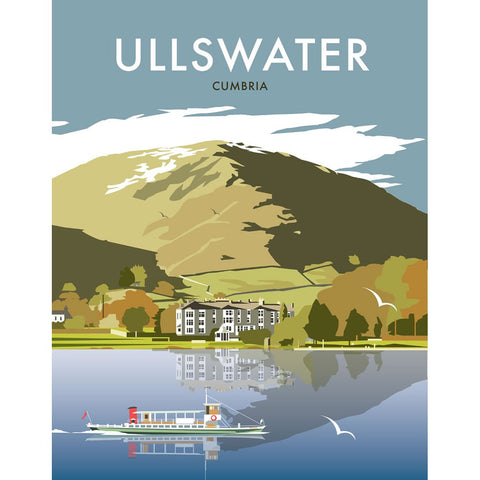THOMPSON217: Ullswater 24" x 32" Matte Mounted Print
