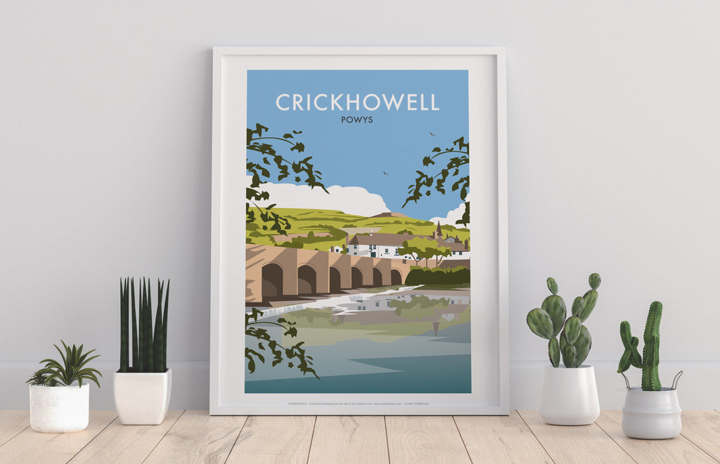 Crickhowell By Artist Dave Thompson - Premium Art Print