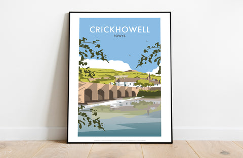 Crickhowell By Artist Dave Thompson - Premium Art Print