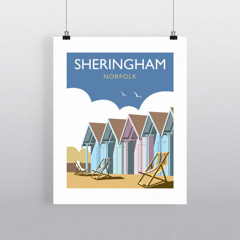 THOMPSON223: Sheringham, Norfolk 24" x 32" Matte Mounted Print