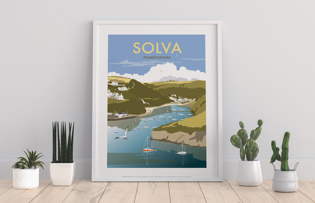 Solva By Artist Dave Thompson - 11X14inch Premium Art Print