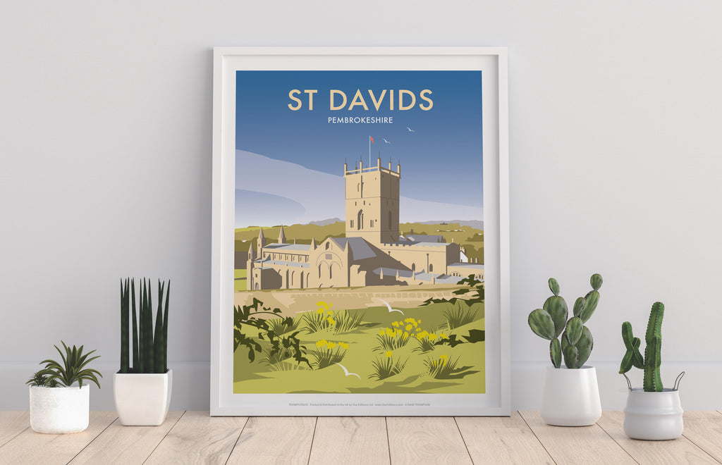 St Davids By Artist Dave Thompson - 11X14inch Premium Art Print