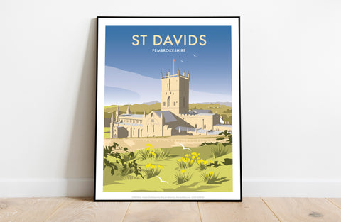 St Davids By Artist Dave Thompson - 11X14inch Premium Art Print