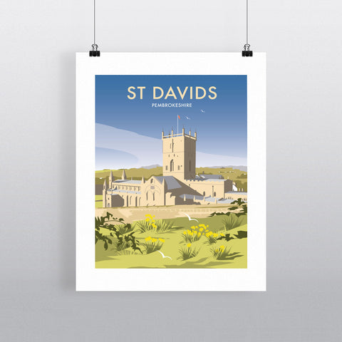 THOMPSON225: St.Davids, Wales 24" x 32" Matte Mounted Print
