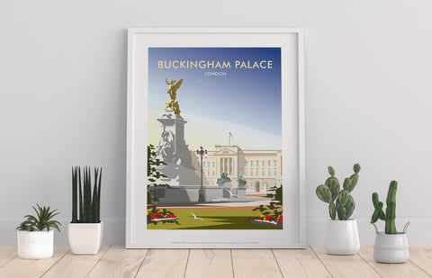 Buckingham Palace By Artist Dave Thompson - Art Print