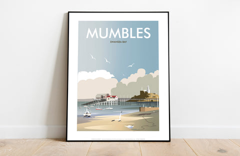 Mumbles By Artist Dave Thompson - 11X14inch Premium Art Print