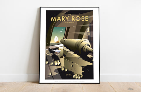 The Mary Rose By Artist Dave Thompson - Premium Art Print