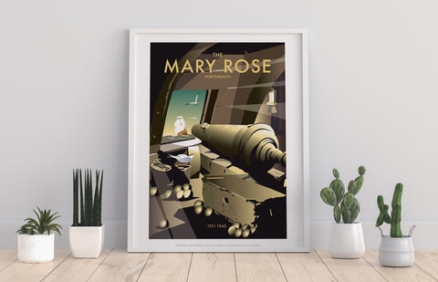 The Mary Rose By Artist Dave Thompson - Premium Art Print