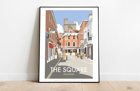 The Square By Artist Dave Thompson - Premium Art Print