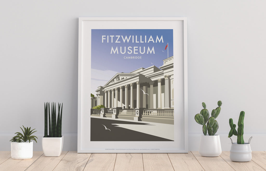 Fitzwilliam Museum By Artist Dave Thompson - Art Print