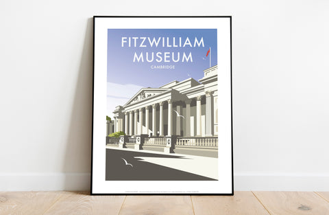 Fitzwilliam Museum By Artist Dave Thompson - Art Print
