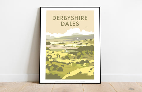 Derbyshire Dales By Artist Dave Thompson - 11X14inch Premium Art Print